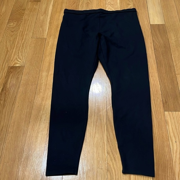 Lands’End women’s black leggings size medium 10-12 . - Picture 1 of 10